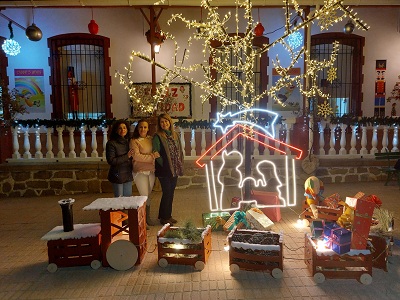 Decoracin navidea en Presentacin de Mara