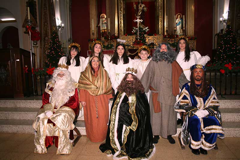 Reyes Magos, Mara, Jos y Angeles