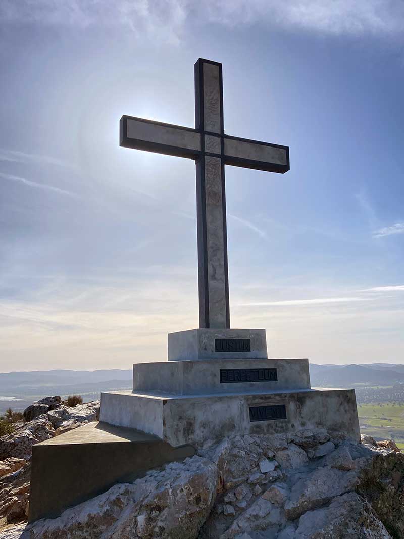 Finalizada la restauracin de la cruz del Pen