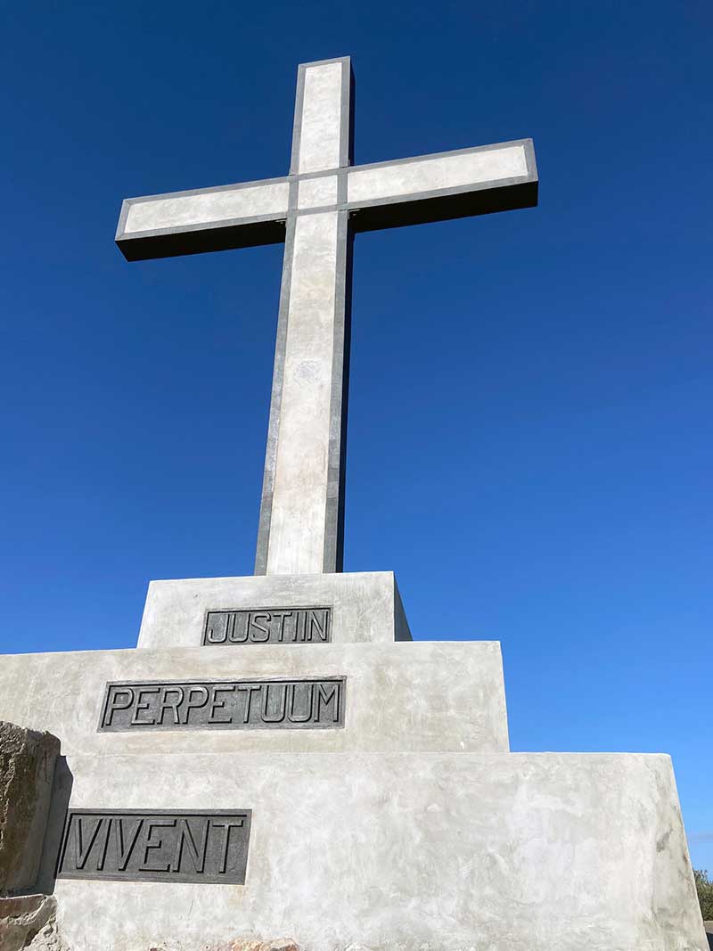 Finalizada la restauracin de la cruz del Pen