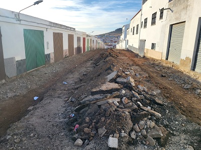 Terminación C/. Castilla, comienzo obras Plo. Jesús Obrero