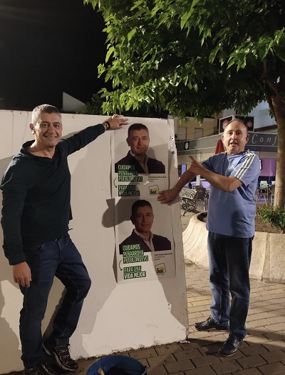 Pedro ngel Cabrera y su grupo de Izquierda Unida