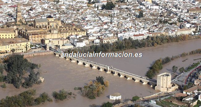 El Guadalquivir pasando por Crdoba ilustra el caudal del ro