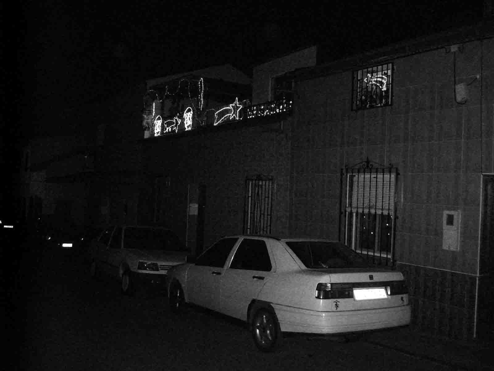 luces y detalles navide�os en el Cerro