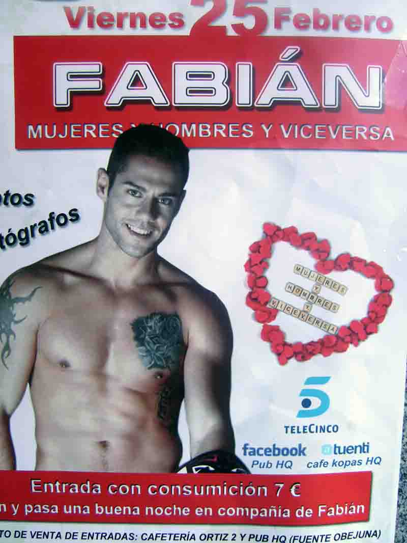Fabi�n de `Hombres y Mujeres y Viceversa` 