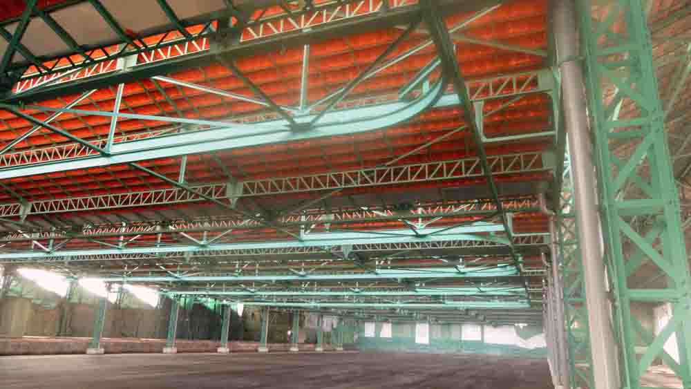 Rehabilitaci�n de la cubierta del Almac�n Central