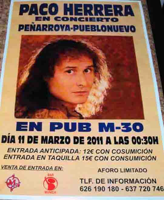 Paco Herrera en concierto