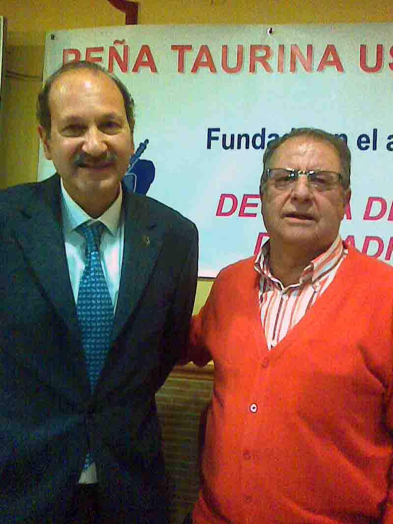 D. Fernando junto a nuestro colaborador Daniel