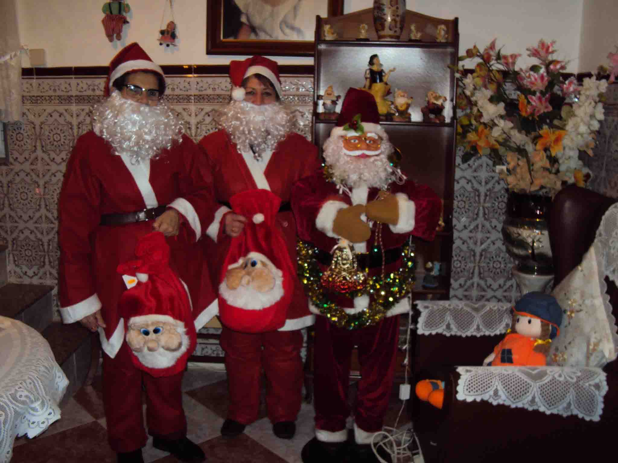 Rafi y Manuela de fiestas de Navidad
