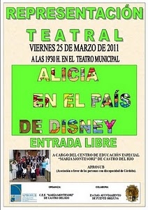 Cartel Representaci�n Teatral 