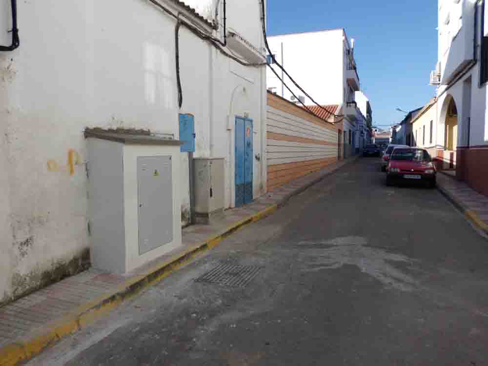 Caja de energ�a para farolas 