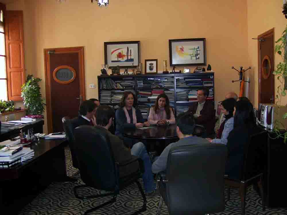 Visita Peñarroya la Delegada Provincial de Educación de la Junta de Andalucía