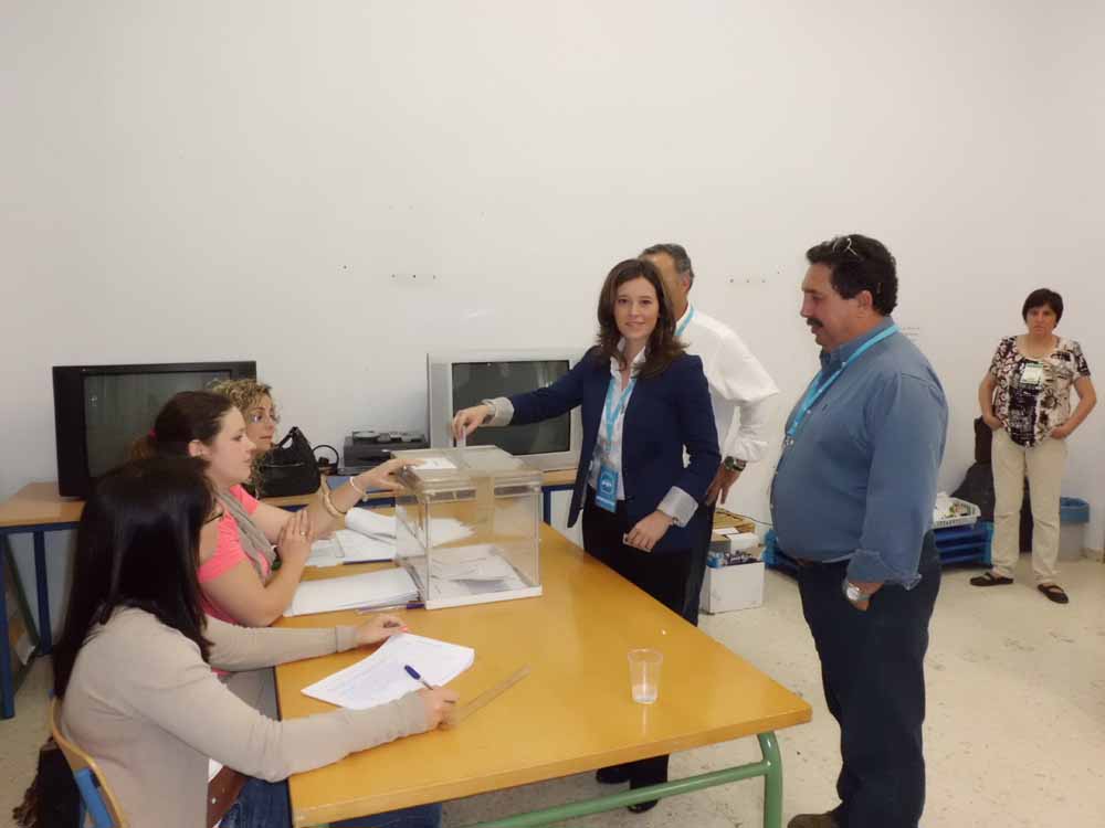 Jornada electoral en Pe�arroya