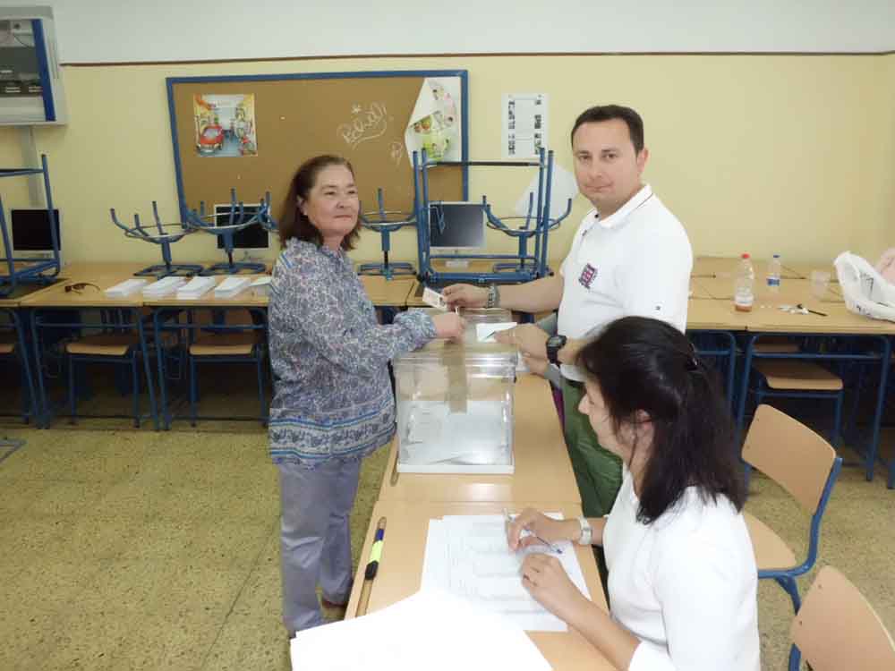 Jornada electoral en Pe�arroya
