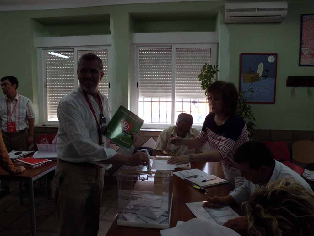 Jornada electoral en Pe�arroya