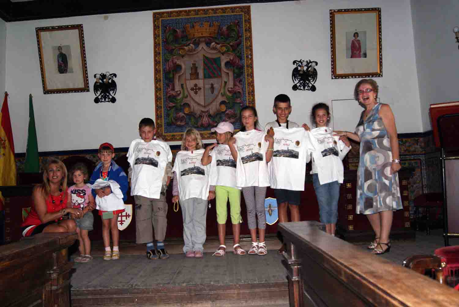 Llegada de los ni�os biellorrusos