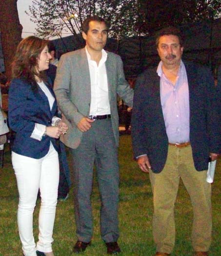 Mar�a Gil junto a Nieto y Lorenzo