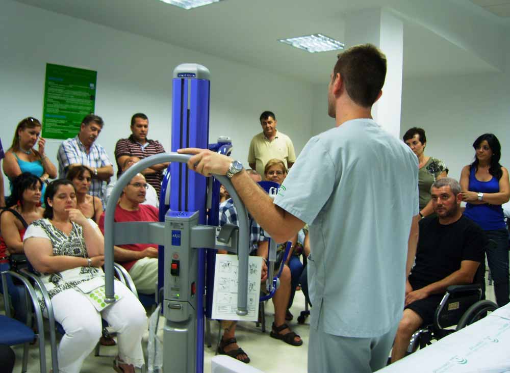 Estudiantes curso de celador