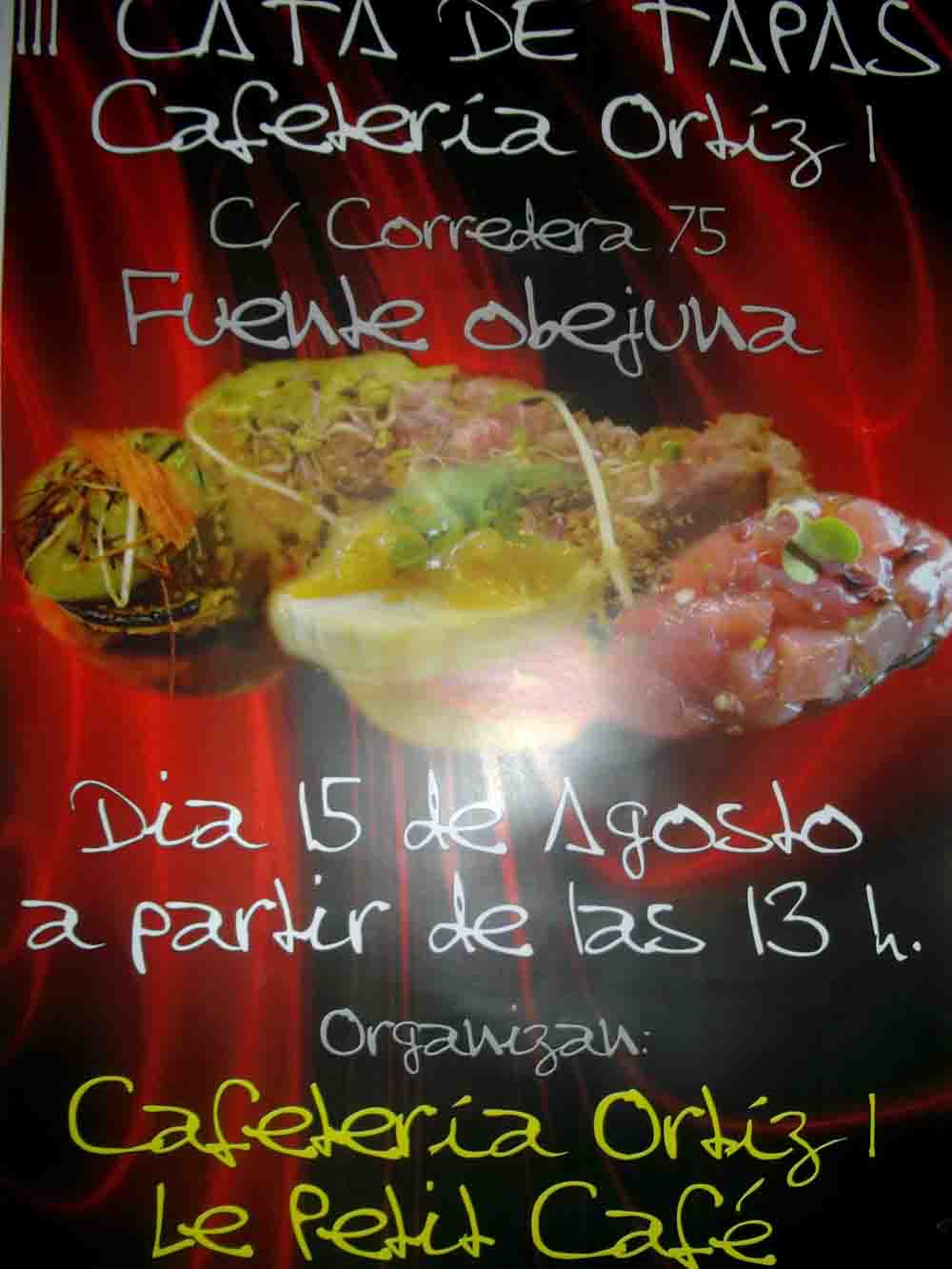 Celebraci�n de la III Cata de Tapas en Cafeter�a Ortiz I