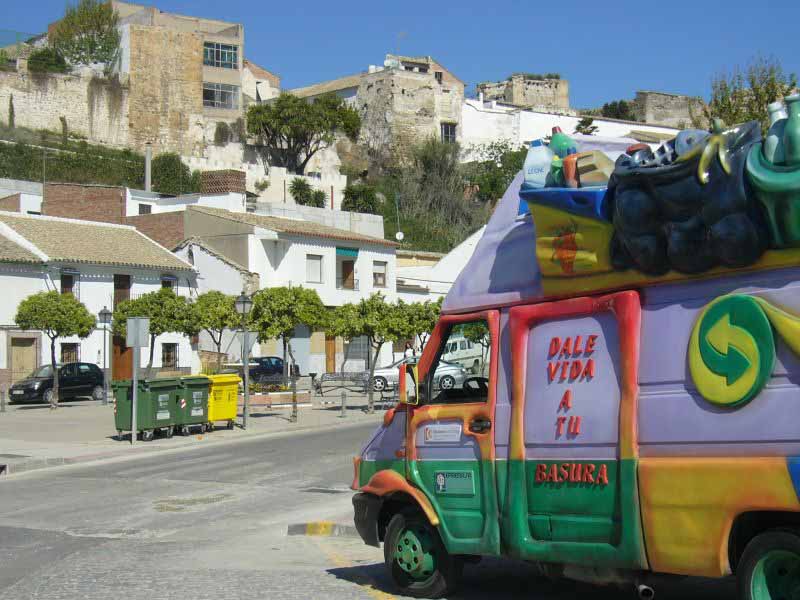 La XIV ruta del furg�n del reciclaje de Epremasa 