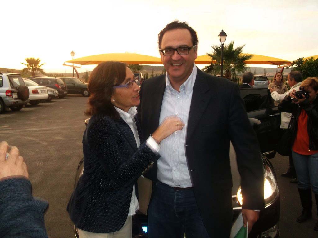 La Ministra  socialista Rosa Aguilar visita El Guadiato