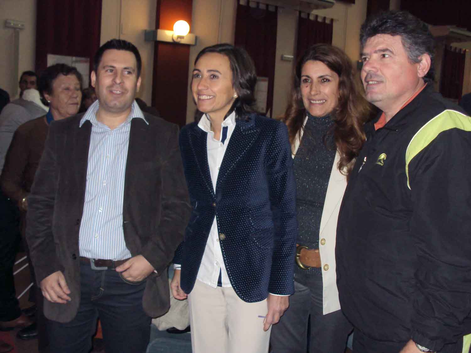 La Ministra  socialista Rosa Aguilar visita El Guadiato