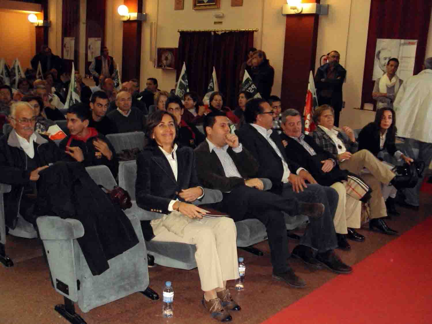 La Ministra  socialista Rosa Aguilar visita El Guadiato