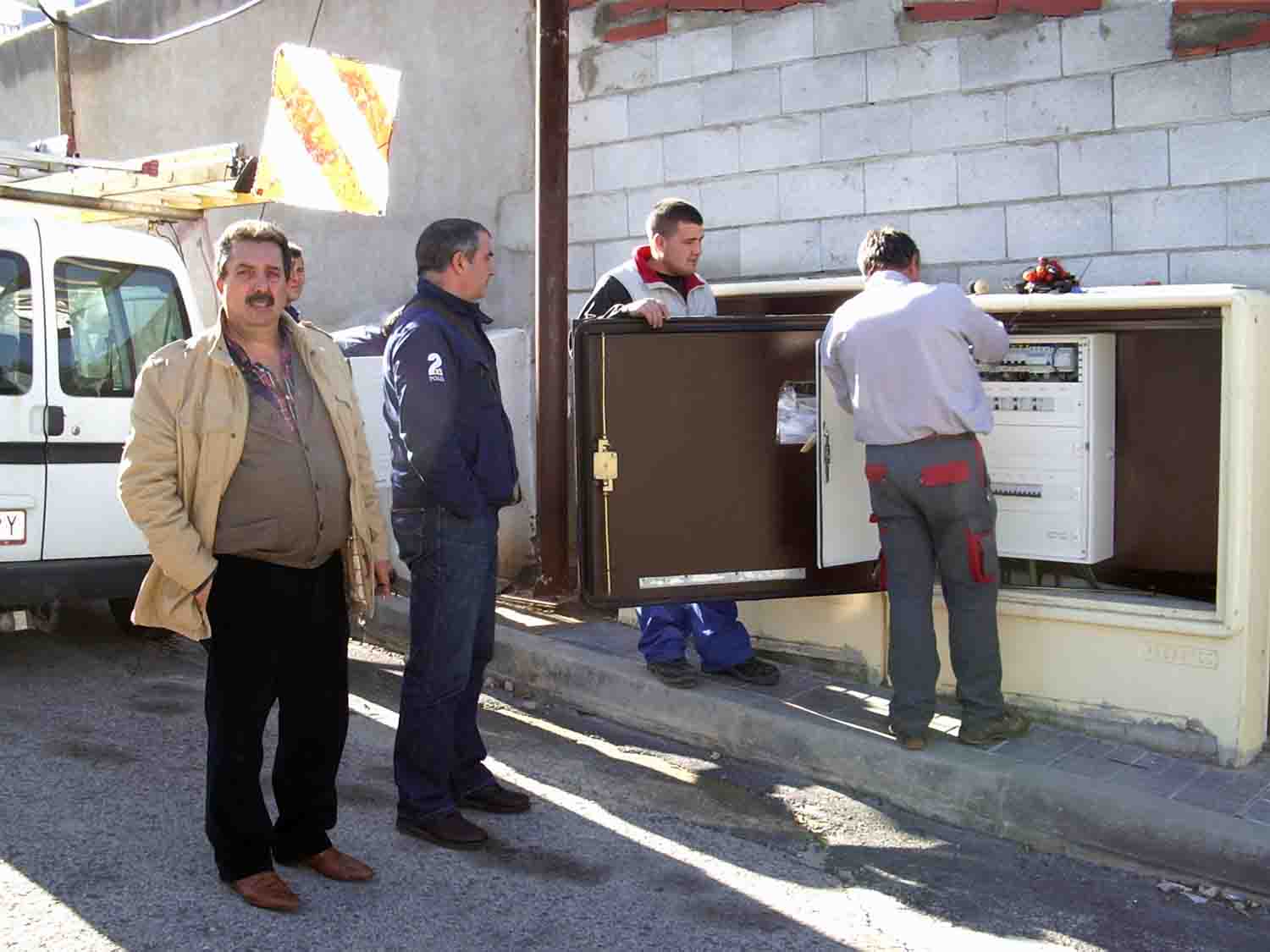 Trabajos para dar luz a la Ronda Sur