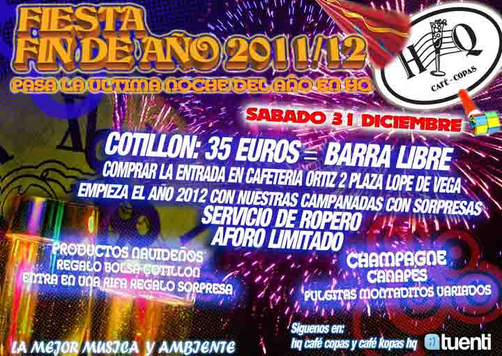          Pasa la Nochevieja en Pub �HQ� en Fuente Obejuna