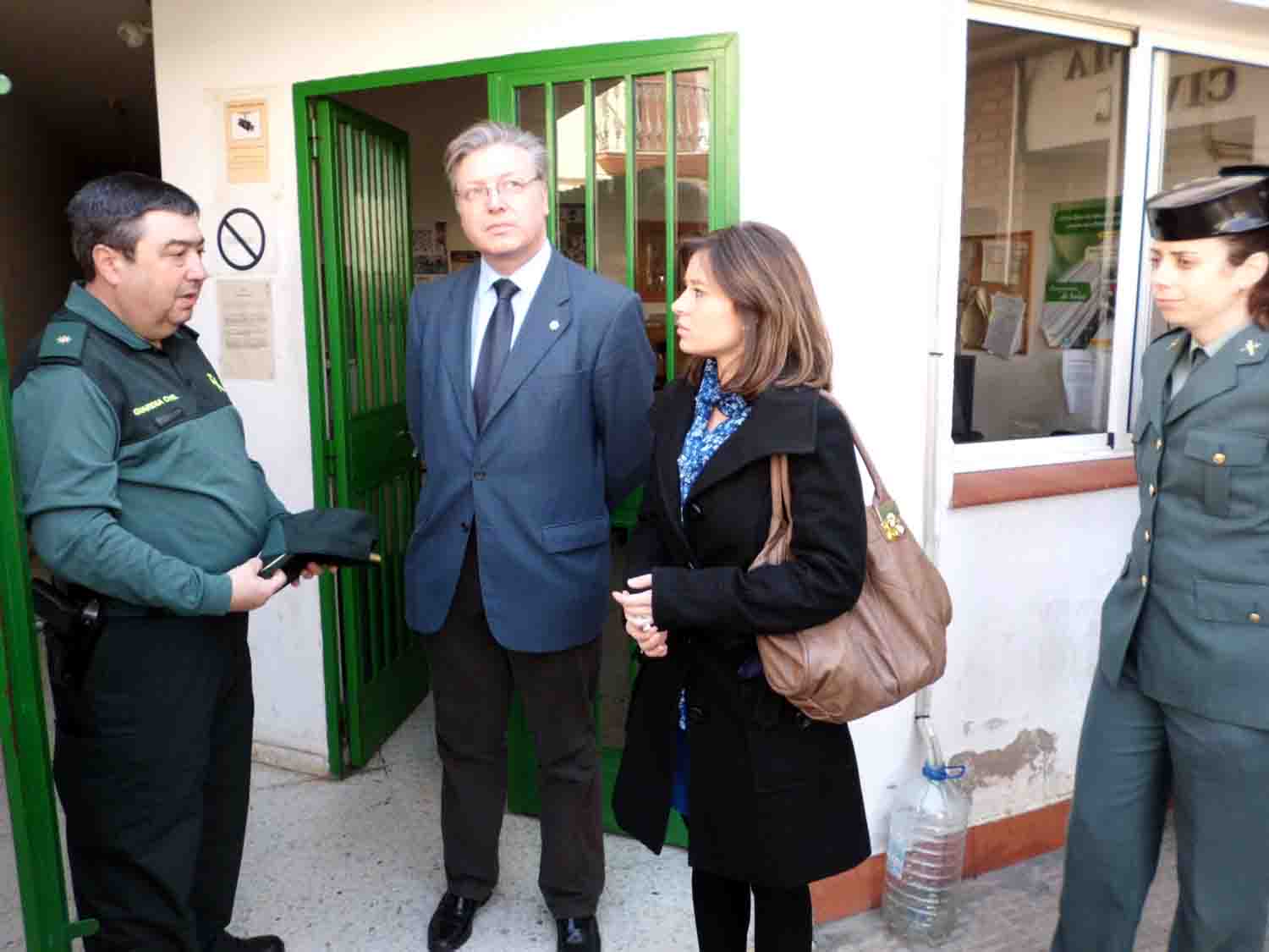 El subdelegado visita Pe�arroya