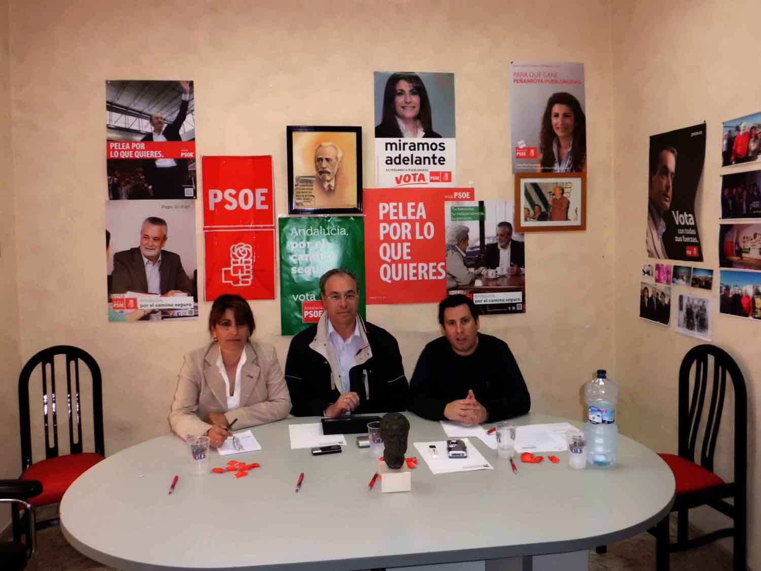 Rueda de prensa del PSOE