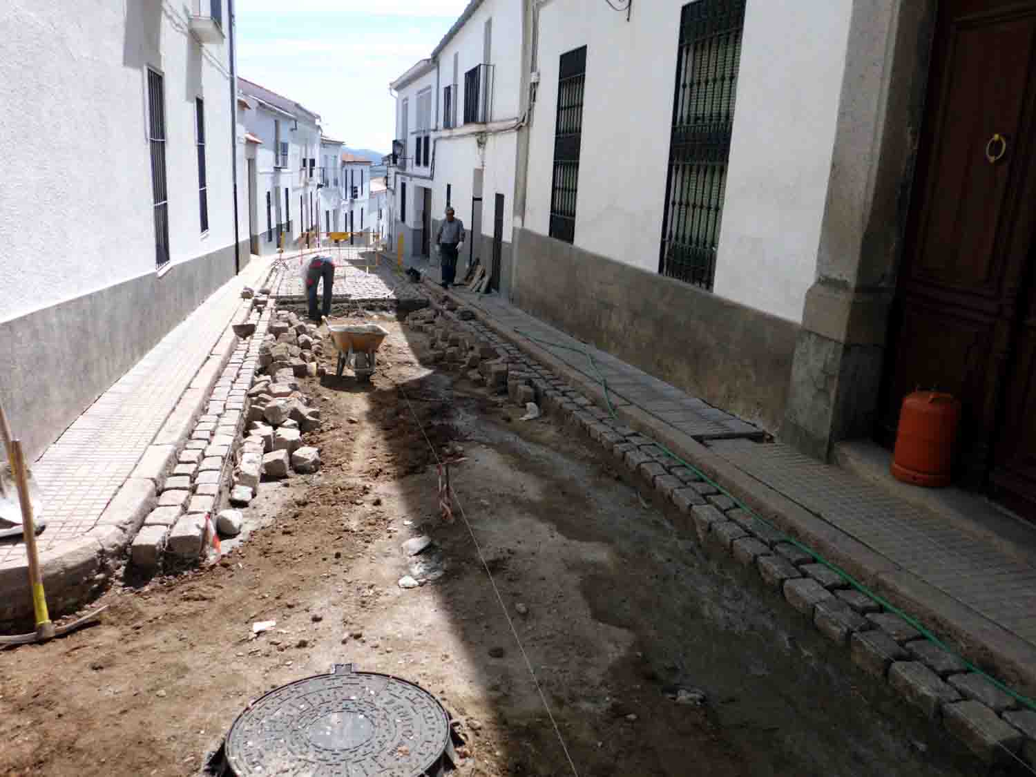  Obras de remodelaci�n del pavimento