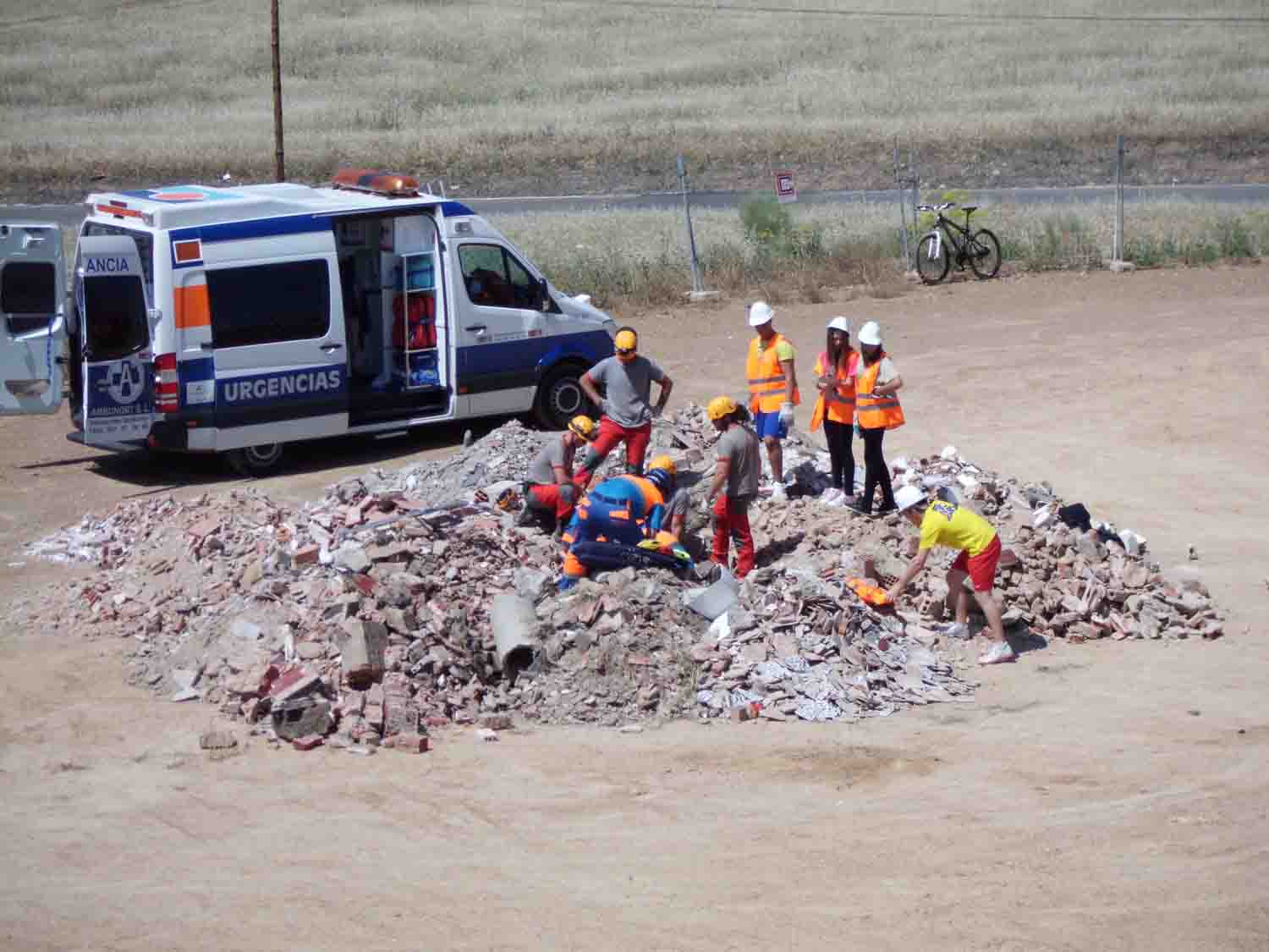 Simulacro de rescate