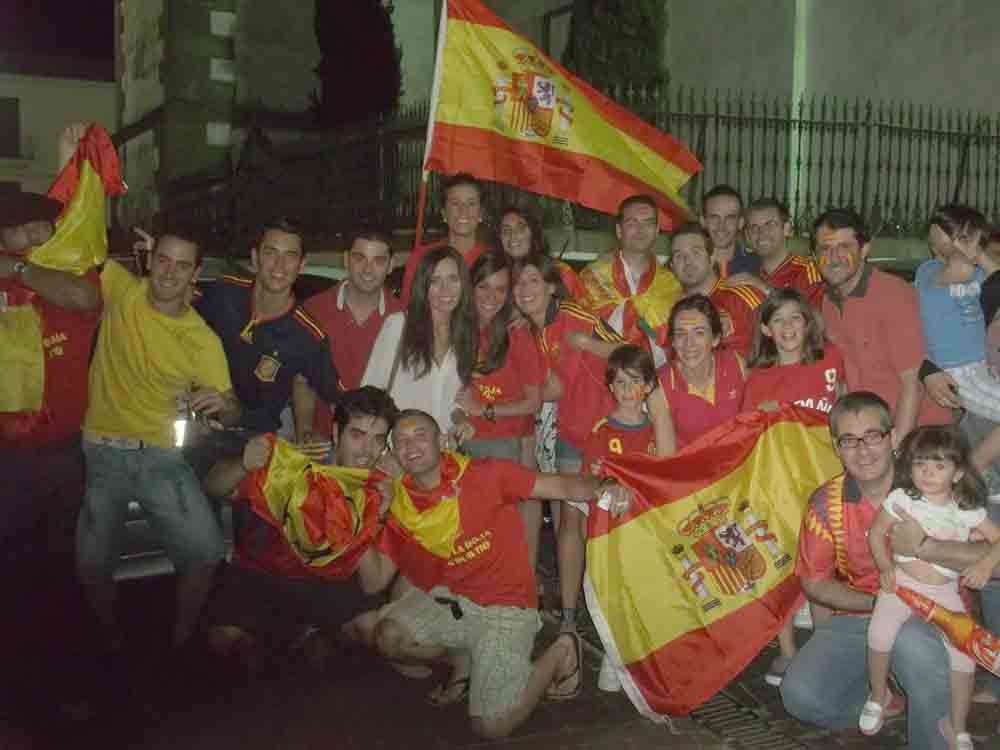 Fuenteovejuna Todos a Una con la Selecci�n Espa�ola