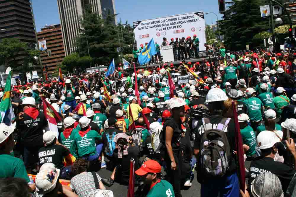El Guadiato presente en la manifestacin de Madrid