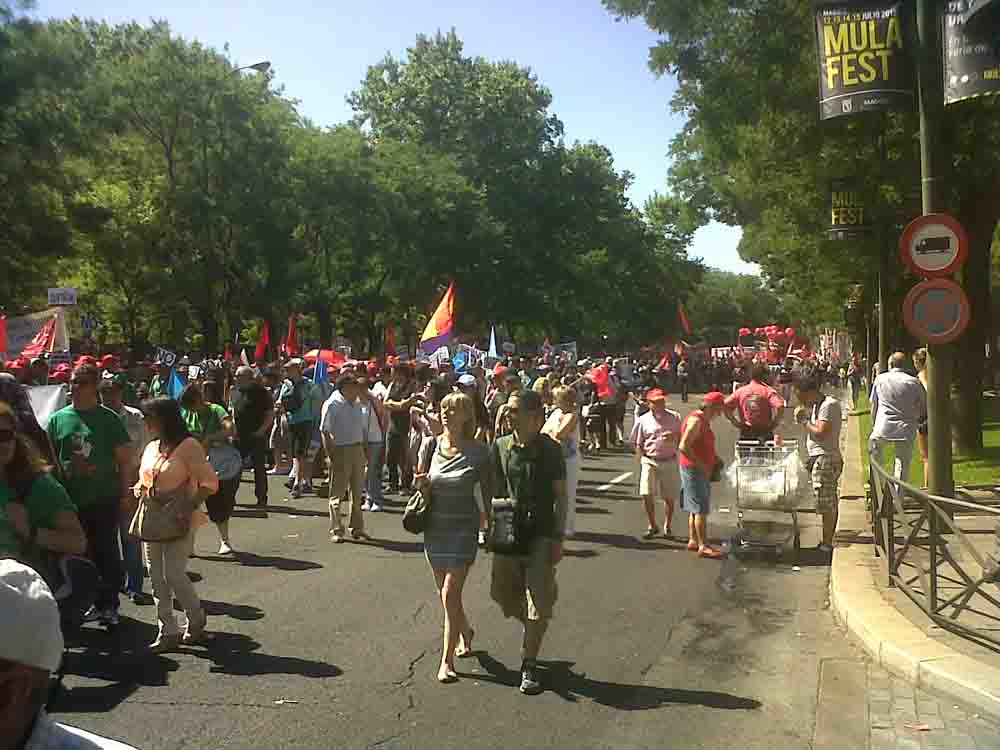 El Guadiato presente en la manifestacin de Madrid