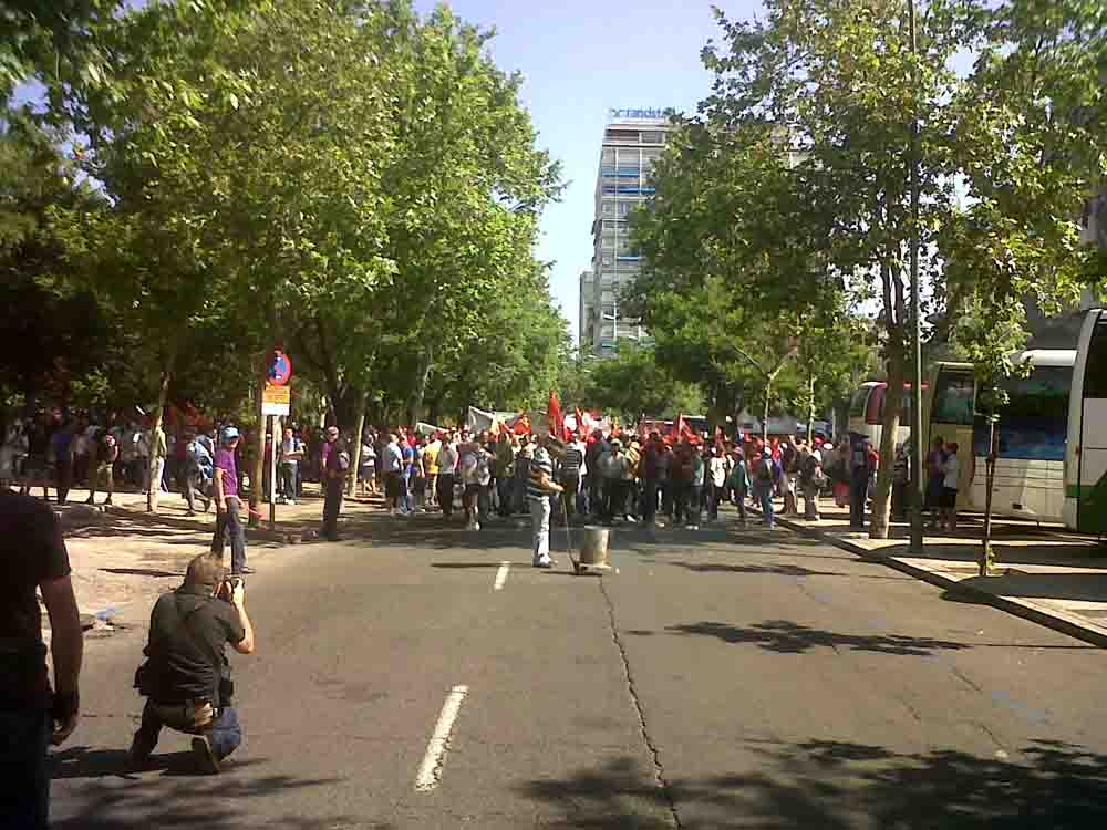 El Guadiato presente en la manifestacin de Madrid