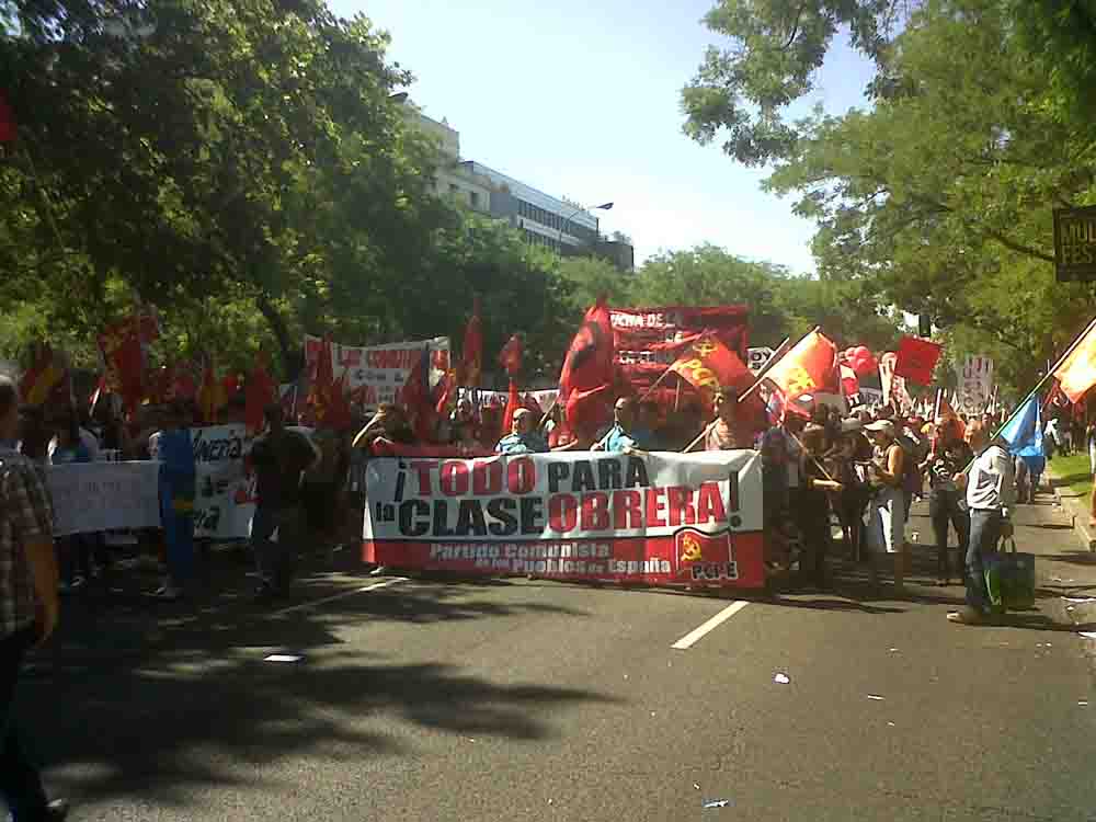 El Guadiato presente en la manifestacin de Madrid