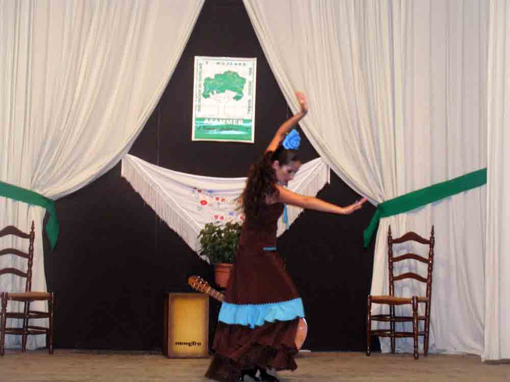 Baile Flamenco y Exposici�n de Trajes de Flamenca en Fuente Obejuna