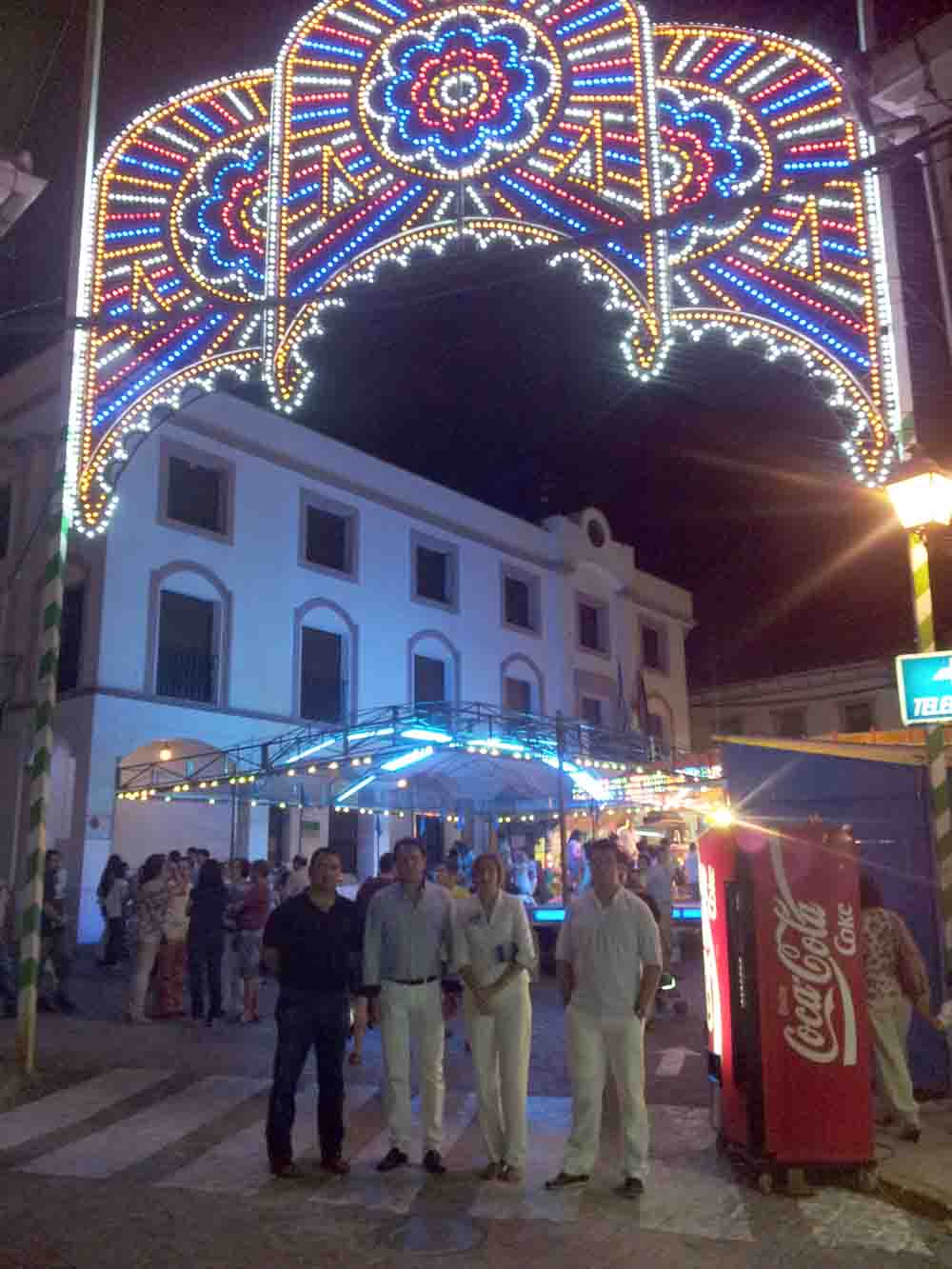 Inauguración de la portada de Feria 2012