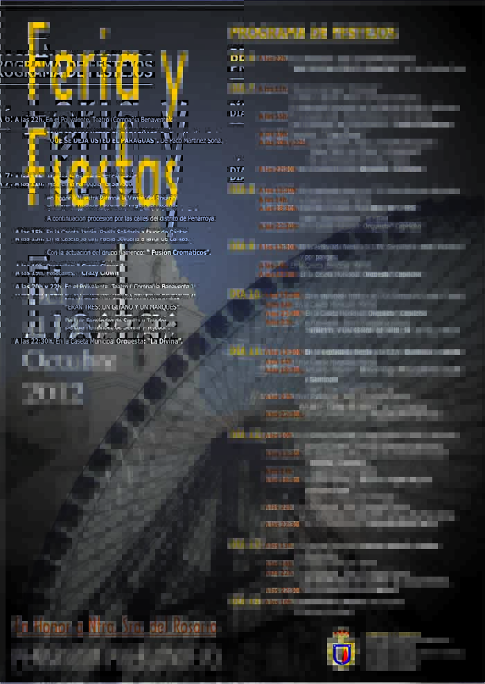 Cartel Feria de Pearroya