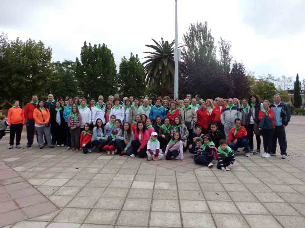 Marcha a favor de la lucha contra el cncer