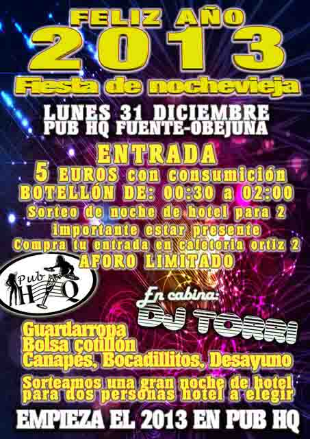   Comienza el 2013 en Pub �HQ�