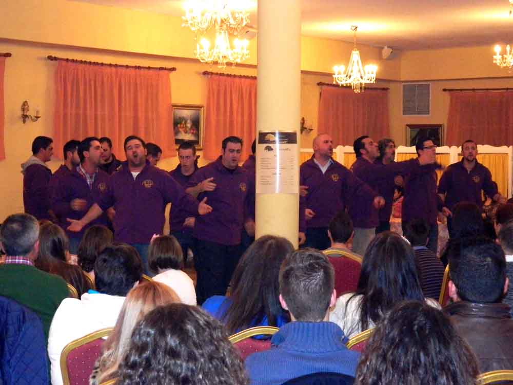 El Mago durante su presentacin en El Rincn Gastronmico