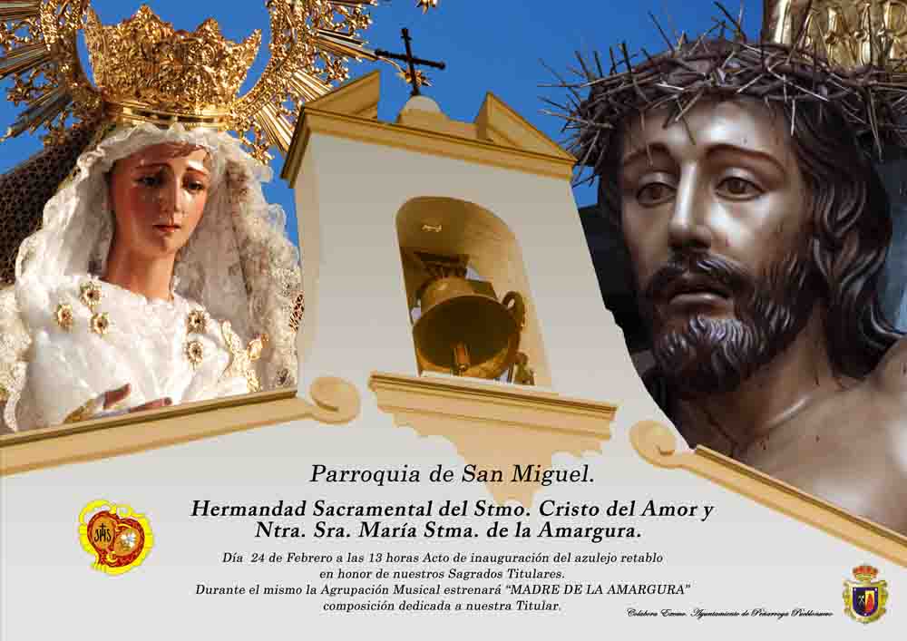 Inauguracin del azulejo retablo colocado en la Parroquia de San Miguel