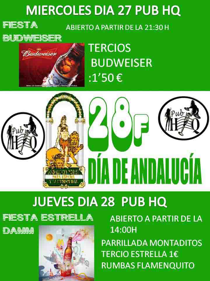 Vive el D�a de Andaluc�a en Pub �HQ�