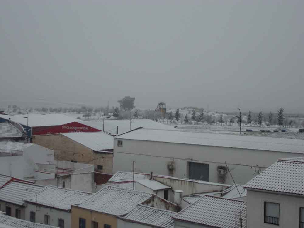 Nieve en el Guadiato