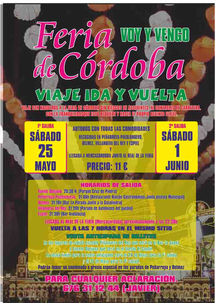 Ven a la Feria  de Crdoba con nosotros