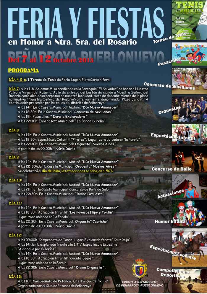 Programa de feria 2.013