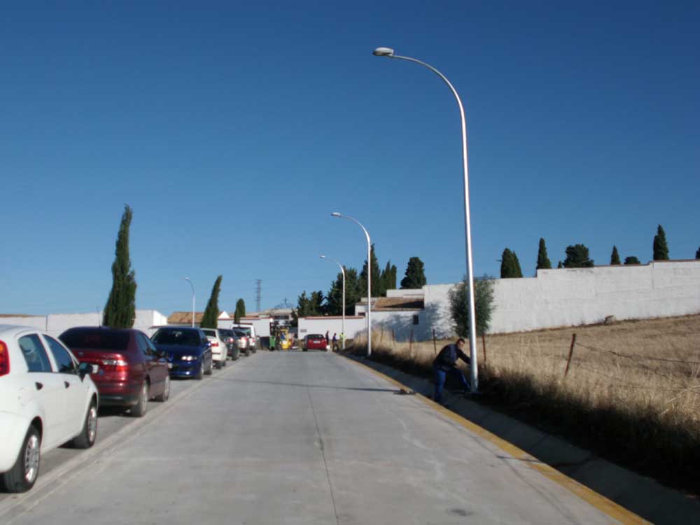 Oprarios en el momento de su colocacin